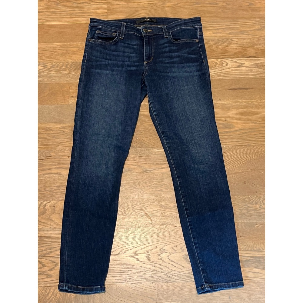 Joes Jeans Womens Skinny Mid Rise Dark Wash Blue Denim Jeans Pants Size 30